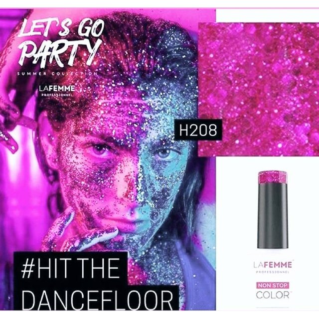 La Femme Gel Polish UV-LED/ HEMA free/ Vegan H208/Hit the Dancefloor