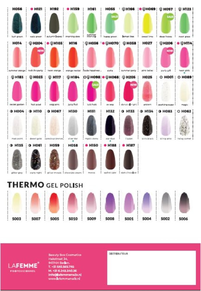 La Femme NSC Gel Polish Salonset La Femme NSC Gel Polish Salonset