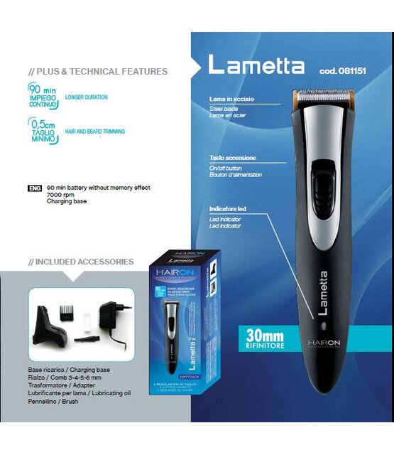 Baard trimmer Lametta Emerald