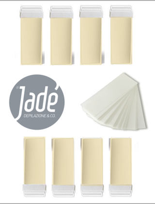 Wax refills  Box Jade Natural | Normale  Huid | 8 stuks
