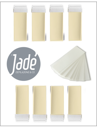 Wax refills  Box Jade Natural | Normale  Huid | 8 stuks