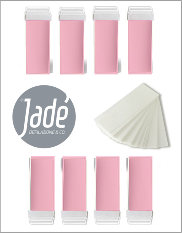 Jadé Wax refills  Box  Jade Titanium | Normale huid | 8 stuks Jadé Wax refills  Box  Jade Titanium | Normale huid | 8 stuks