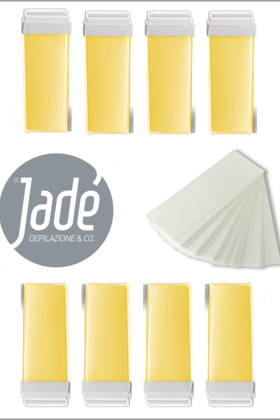 Wax refills  Box Jade Natural | Normale  Huid | 8 stuks