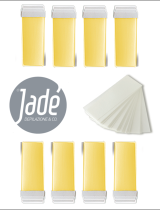 Wax refills  Box Jade Natural | Normale  Huid | 8 stuks