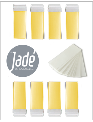 Wax refills  Box Jade Natural | Normale  Huid | 8 stuks