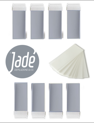 Wax refills Box  Jade Azuleen | Normale en gevoelige huid | 8 stuks