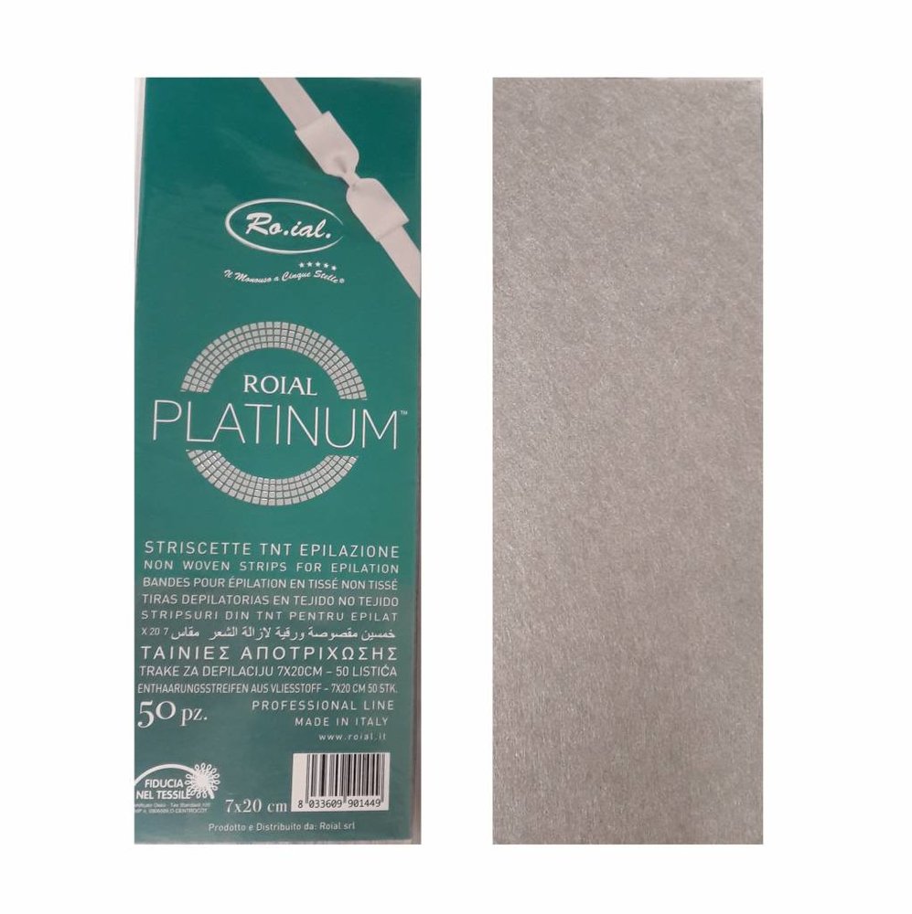 Ro.ial Platinum Harsstrips | Stripwax strips | 50 stuks Ro.ial Platinum Harsstrips | Stripwax strips | 50 stuks