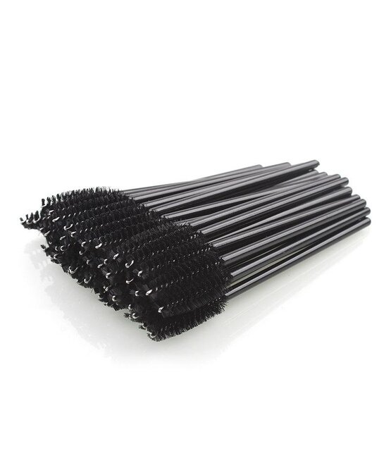 Wimperborsteltjes  black