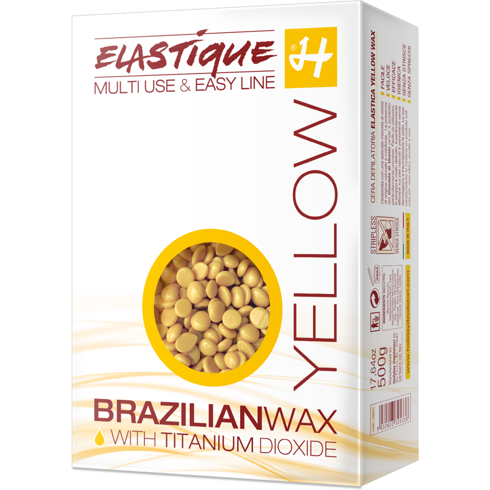 Elastique Brazilian Wax Yellow Waxen zonder strips Beauty Box