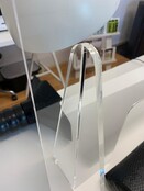 Anti virus scherm/ kuchscherm / baliescherm / hygiënescherm - 68 x 75 cm