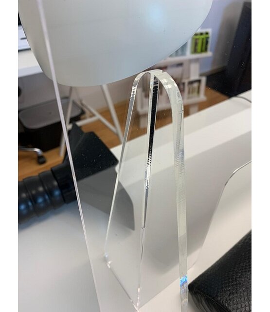 Anti virus scherm/ kuchscherm / baliescherm / hygiënescherm - 68 x 75 cm