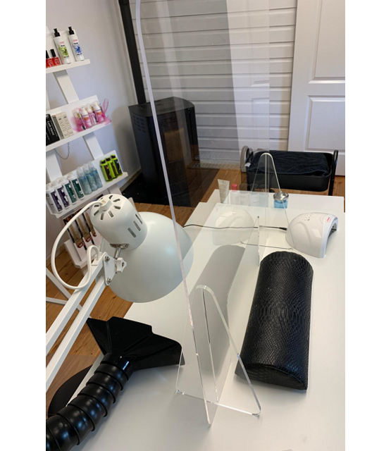 Anti virus scherm/ kuchscherm / baliescherm / hygiënescherm - 68 x 75 cm