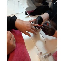 Anti virus scherm/ kuchscherm / baliescherm / hygiënescherm - 68 x 75 cm