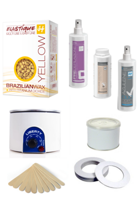 Hard Wax Parels Startkit – Brazilian Wax Set