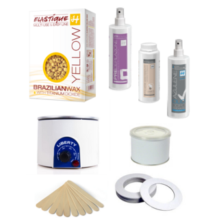 Hard Wax Parels Startkit – Brazilian Wax Set