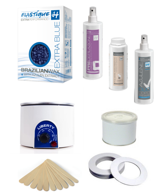 Hard Wax Parels Startkit – Brazilian Wax Set