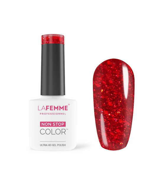 Gel Polish Glowly Red/ H268