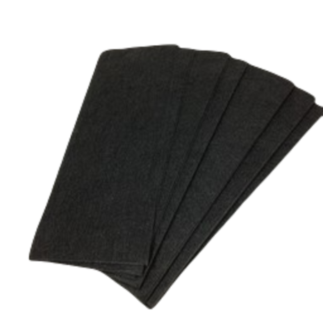 Ro.ial Zwarte Harsstrips | Stripwax strips | 50 stuks Ro.ial Zwarte Harsstrips | Stripwax strips | 50 stuks