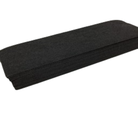 Ro.ial Zwarte Harsstrips | Stripwax strips | 50 stuks Ro.ial Zwarte Harsstrips | Stripwax strips | 50 stuks