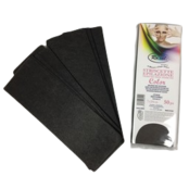 Zwarte Harsstrips 50 stuks – Non Woven Stripwax Strips