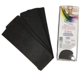 Ro.ial Zwarte Harsstrips | Stripwax strips | 50 stuks Ro.ial Zwarte Harsstrips | Stripwax strips | 50 stuks