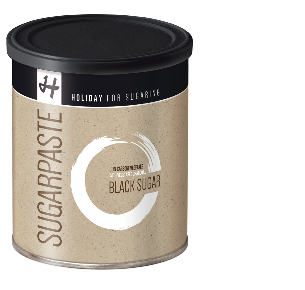 Holiday Sugarpaste Black | Body Sugaring | can 800 ML | 100% Biologisch, 100% Natuurlijk Holiday Sugarpaste Black | Body Sugaring | can 800 ML | 100% Biologisch, 100% Natuurlijk