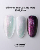 Shimmer Top Coat No Wipe Pink /  S002