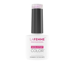 La Femme Shimmer Top Coat No Wipe | S002| 8 gr. | Pink La Femme Shimmer Top Coat No Wipe | S002| 8 gr. | Pink