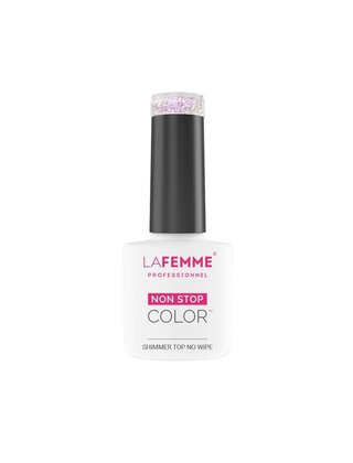 Shimmer Top Coat No Wipe | S002| 8 gr. | Pink