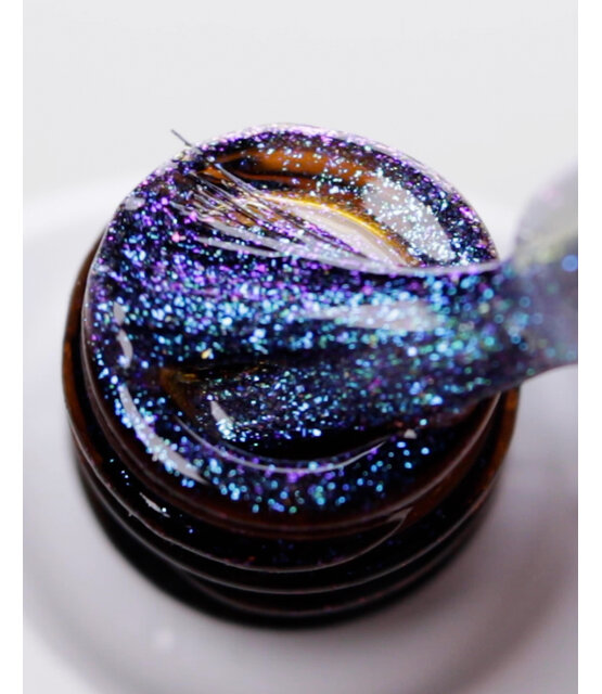 Shimmer Top Coat No Wipe .Blue /  S001