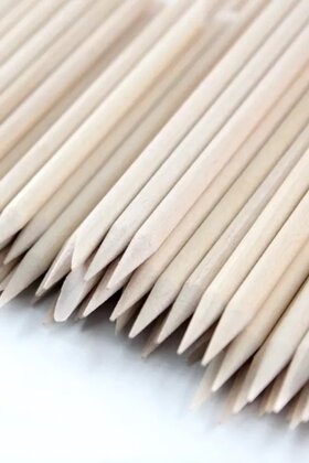 Houten Manicure Stokjes100 Stuksbokkepootjes75Mm