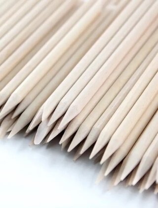 Houten manicure stokjes | 100 stuks | Bokkepootjes | 75mm