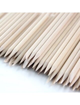 Houten manicure stokjes | 100 stuks | Bokkepootjes | 75mm