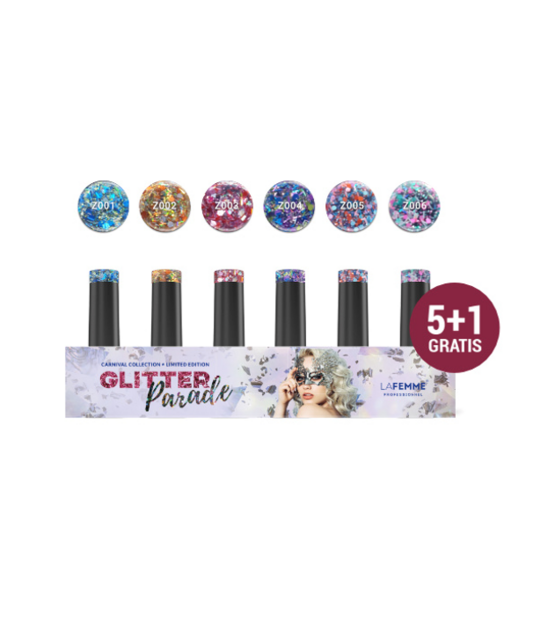 Gel Polish Collection :GLITTER PARADE
