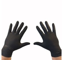 Nitril Handschoen Zwart | Nitril Gloves | 100 st | dispenserdoos