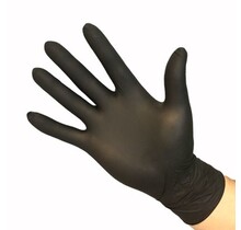 Nitril Handschoen Zwart | Nitril Gloves | 100 st | dispenserdoos