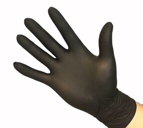Ro.ial Nitril Handschoen Zwart | Nitril Gloves | 100 st | dispenserdoos Ro.ial Nitril Handschoen Zwart | Nitril Gloves | 100 st | dispenserdoos