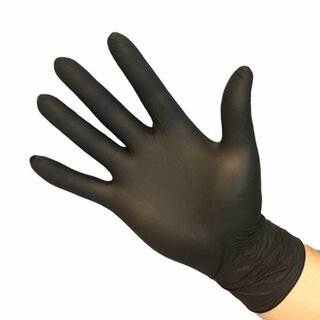 Nitril Handschoen Zwart | Nitril Gloves | 100 st | dispenserdoos