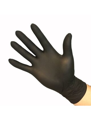 Nitril Handschoen Zwart | Nitril Gloves | 100 st | dispenserdoos