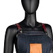 Denim Schort met kunstleer | Beschermende kleding Denim Schort met kunstleer | Beschermende kleding