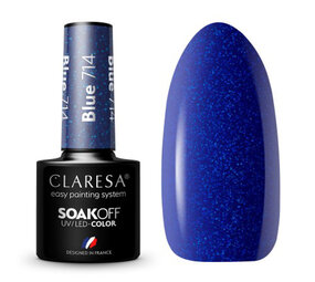 CLARESA Gel Polish BLUE 714 -5g CLARESA Gel Polish BLUE 714 -5g