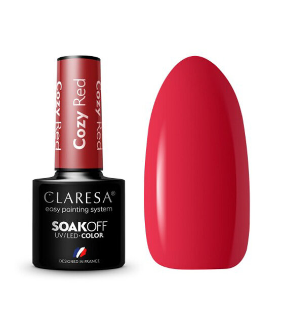 CLARESA Gel Polish COZY RED -5g