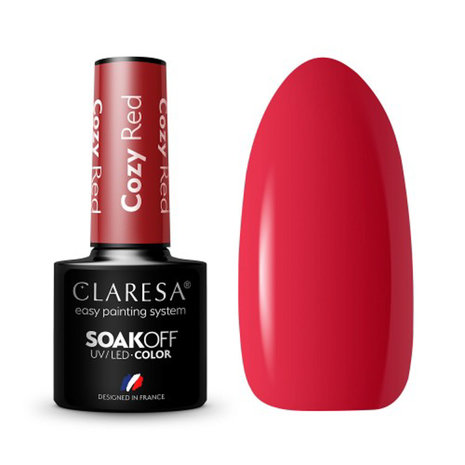 CLARESA CLARESA Gel Polish COZY RED -5g