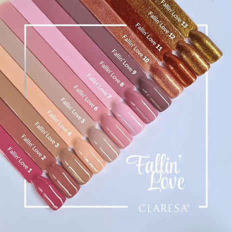 CLARESA CLARESA Gel Polish FALLIN"LOVE 12 -5g CLARESA CLARESA Gel Polish FALLIN"LOVE 12 -5g