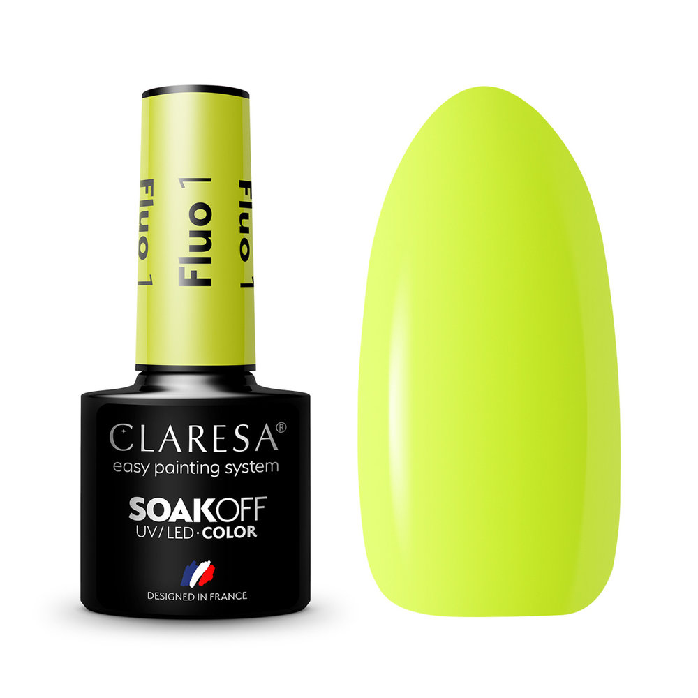 CLARESA CLARESA Gel Polish FLUO 1 -5g CLARESA CLARESA Gel Polish FLUO 1 -5g