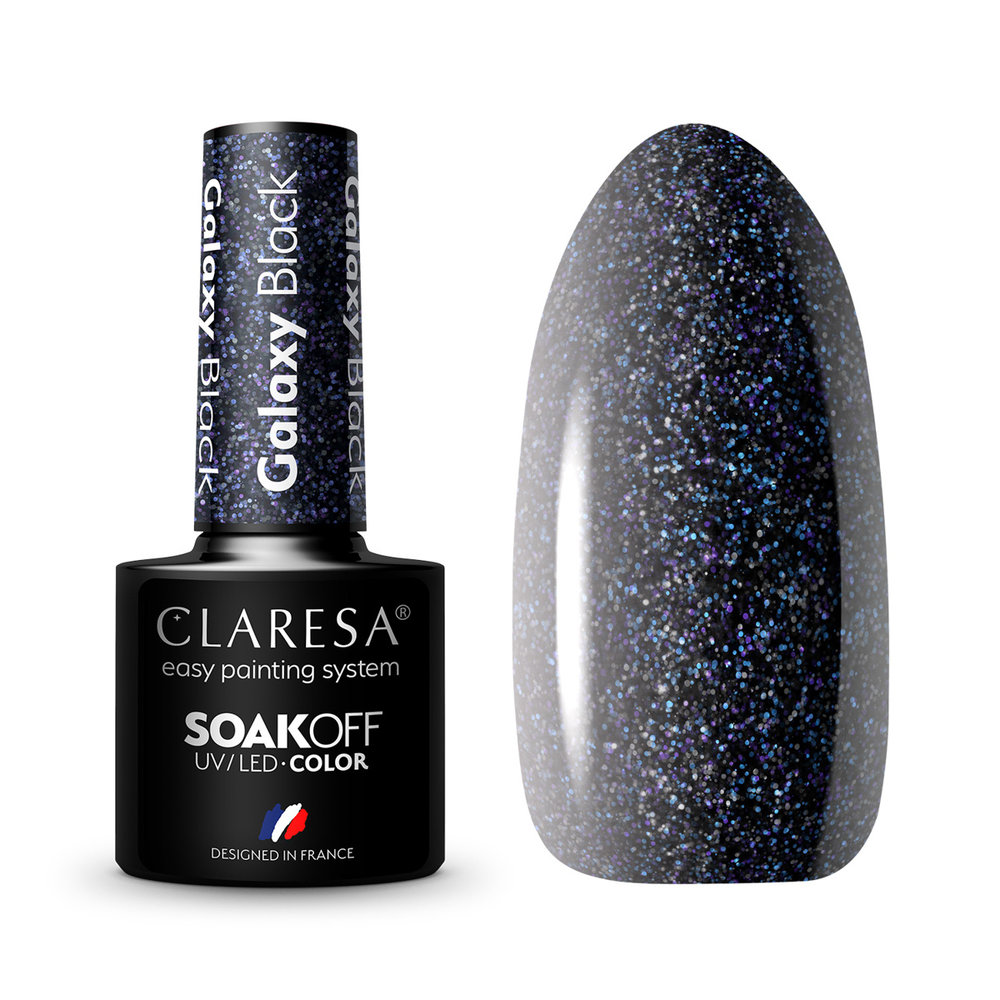 CLARESA CLARESA Gel Polish Galaxy Black 5g