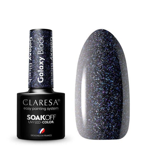 CLARESA Gel Polish Galaxy Black 5g