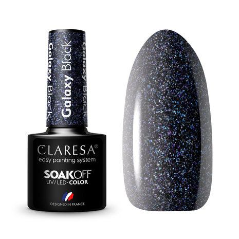 CLARESA CLARESA Gel Polish Galaxy Black 5g