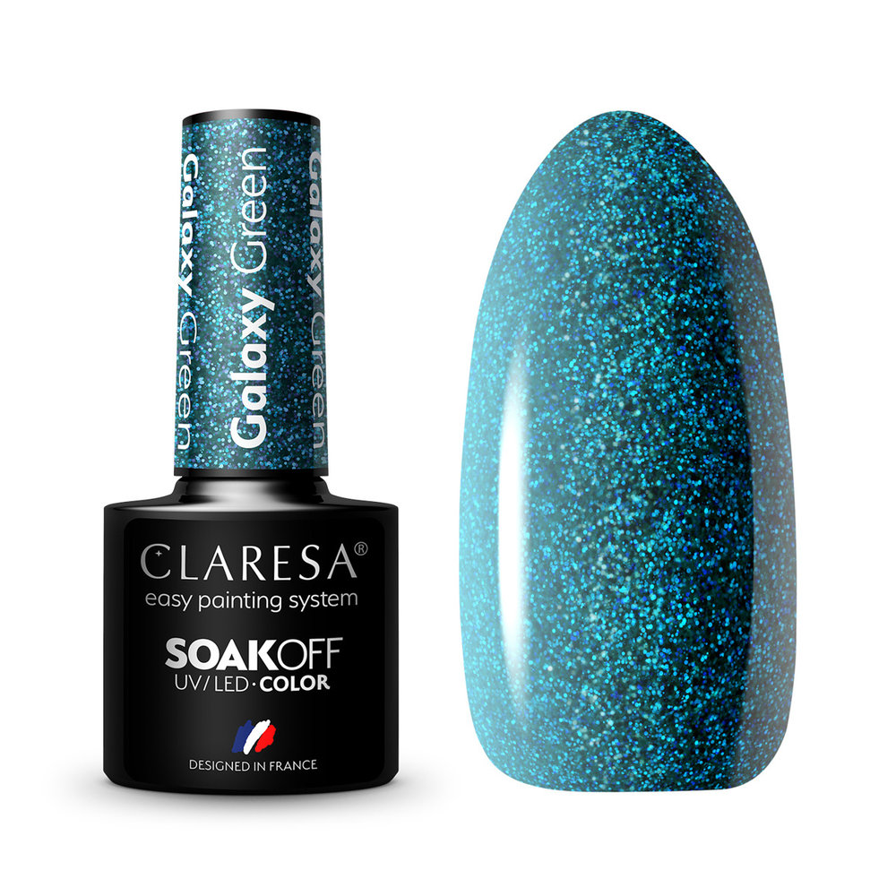 CLARESA CLARESA Gel Polish Galaxy Green 5g CLARESA CLARESA Gel Polish Galaxy Green 5g
