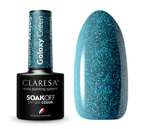 CLARESA Gel Polish Galaxy Green 5g CLARESA Gel Polish Galaxy Green 5g
